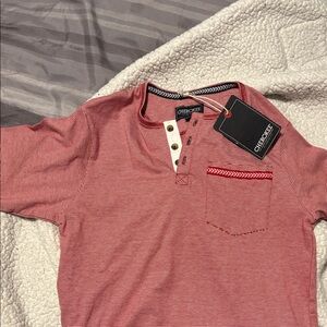 Cherokee kids Red Striped Tee